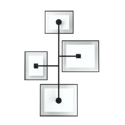 Flute Wall Picture Frames, Set of 4