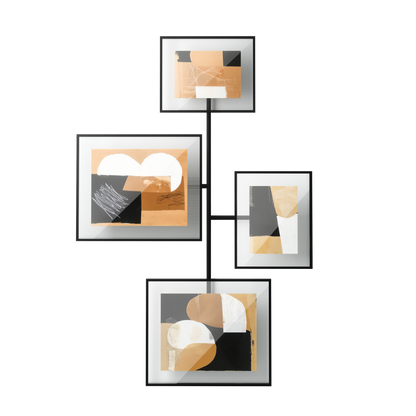 Flute Wall Picture Frames, Set of 4